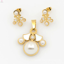 Fashion design stainless steel wholesale jewelry set for women